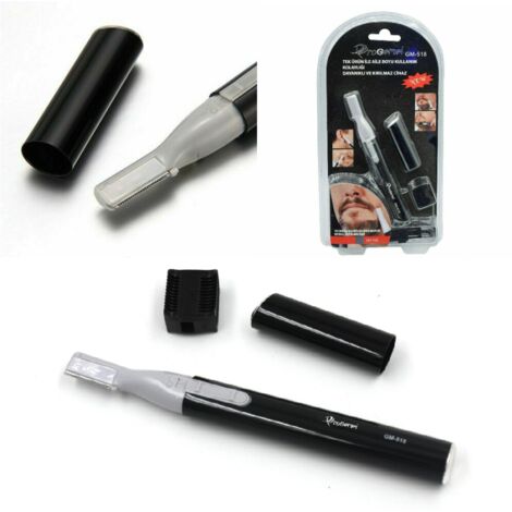 Mini Afeitadora Recortadora Para Barba Nariz Bigote Patillas Orejas Gm-518 - (1/5)