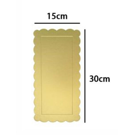 Trade Shop - Copy Of Set 2 Pzs Base Para Tartas Redonda Dorada 38cm Con ...