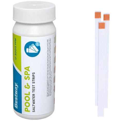 Trade Shop - Tiras De Prueba Reactivas Para Piscinas Callador De Agua Salada Spa 58767 - (1/5)