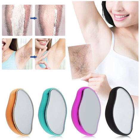 Depiladora Con Micro Cristales Exfoliante Depiladora Indolora Piernas Cara Maquinilla De Afeitar - (1/5)