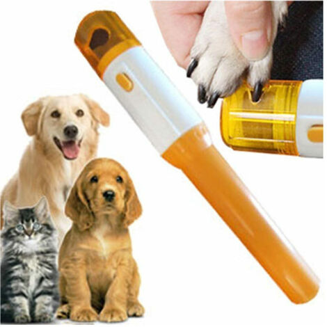 Trade Shop - Fichero Eléctrico Inalámbrico De Pedicura Para Mascotas Para Limpieza De Uñas Y Clavo De Gato - (1/2)
