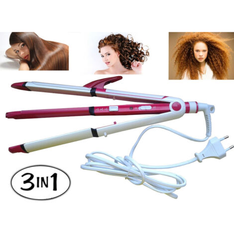 Trade Shop - Rizadora 3 En 1 Para Cabello Liso Frise' Rizadoras De Cabello Profesionales Sn710 - (1/5)
