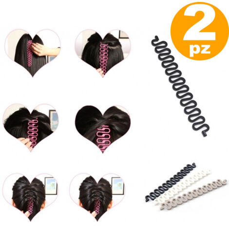 Trade Shop - Accesorios Para El Cabello De Serpiente Trenzado Francés Criss Cruz Mujer -