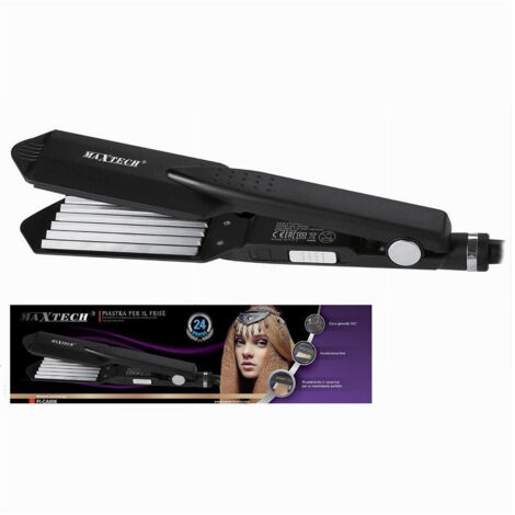 Trade Shop - Placa De Pelo X Frisè En Cerámica Anti Daño Peinado Cable Giratorio Pi-ca006 - (1/3)