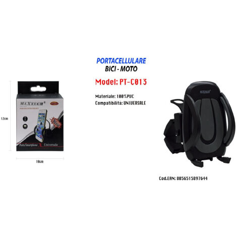 Trade Shop - Motocicleta Knack Motorcycle Universal Para Teléfonos Inteligentes Ipad Navigator Maxtech Pt-c013 - (1/2)