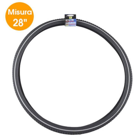 Trade Shop - Carrera Reflectante De Neumáticos De Bicicleta 28 "1/2 Con La Rueda De Bioca - (1/2)