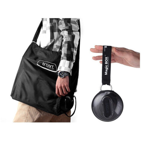 Trade Shop - Bolsa De La Bolsa De Compras Roll Up Artiart Magicbox Mini Strap Funda De La Correa - (1/4)