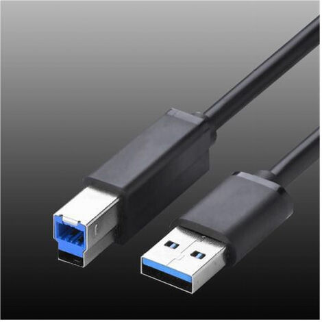 Trade Shop - Usb 3.0 Am - Bm 3 Metros De La Impresora De Pc Para Cable Macho Maxtech Cámara Ca-3bm3m - (1/2)