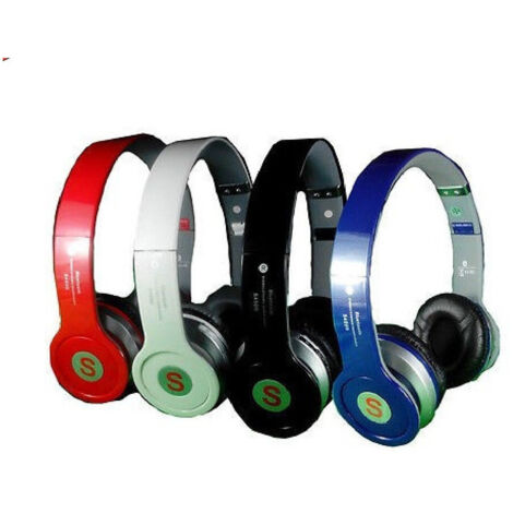 Trade Shop - Auriculares Auriculares S450 Estéreo Pc Mp3 Juego Deportes Bluetheot Bluethoot Doblado - (1/2)