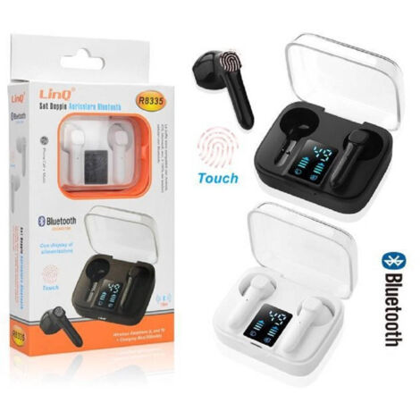 Trade Shop - Auricolare Bluetooth 5.0 Fitness Sport With Display Led R8335 - (1/4)