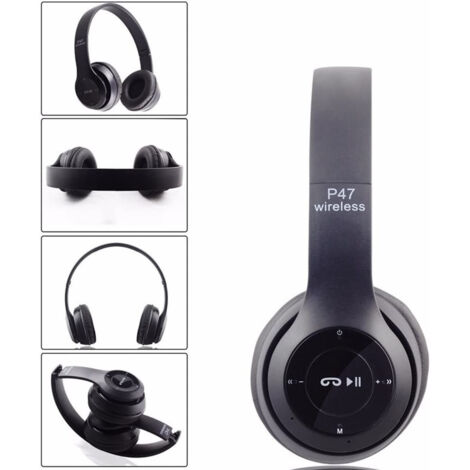 Trade Shop - Auriculares Q-317 Inalámbrico Inalámbrico Inalámbrico Bluetooth Usb - (1/5)