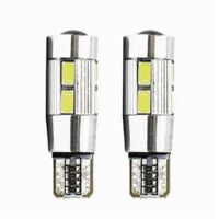 Trade Shop - Lampadine Di Posizione T10 Maxtech T-105630 12v 10led Ultra Luminose Canbus 6000k -