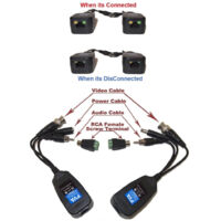 Trade Shop - Balun Ahd Pva Video Cvi Tvi Analogico Con Audio Rj45 1ch -