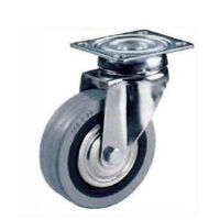 Trade Shop - Rueda Gris Con Placa Giratoria Tbp Cebora Diámetro 60 80 100 125 - -60 Mm -