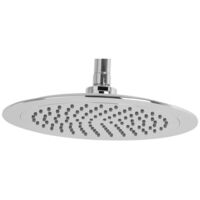 Trade Shop - Soffione Doccia Slim Tondo 24 Cm Plus In Abs Cromato Miscelatore Shower -