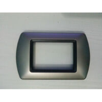 Trade Shop - Abs Placchette Compatibili For Living International Serie De Placca - Cromo Satinate