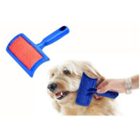 Trade Shop - Cepillo Para Perros Y Gatos 8x14 Cm Con Cabello Cardador Senos Prolongados -