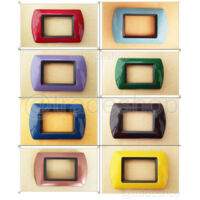 Trade Shop - Abs Placchette Compatibili For Living International Serie De Placca - Antracitas