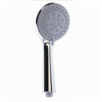 Trade Shop - Soffione Doccia Doccetta Multigetto Doccino Rotondo Moderno 10.5 X 24 Cm 59563 -