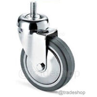 Trade Shop - Rueda Gris Con Tbf Pin Cebora Diámetro 60 80 100 100 125 Para Peersizar Los Trolleys - -80 Mm -