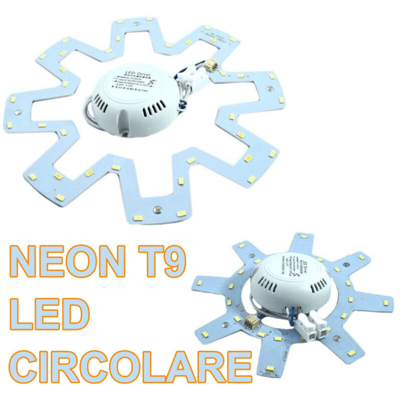 Trade Shop - NEON T9 LED CIRCOLARE 5W 9W 12W 15W 220V ROTONDO FÜR G10Q ...