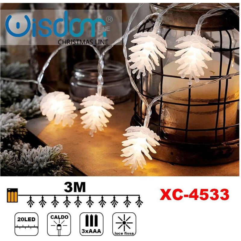 Dalugo Edera, catena luminosa a batteria, 2 m, 20 LED, edera, artificiale, con catena luminosa interna, verde, con timer da 6 ore, per camera da letto, cameretta dei bambini, matrimonio, libreria