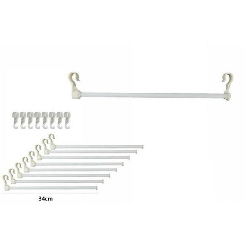 H&S Mehrfach Kleiderbügel Platzsparend - 6 in 1 Kleider Bügel aus H&S Mehrfach Kleiderbügel Platzsparend - 6 in 1 Kleider Bügel aus