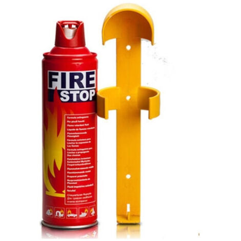 Trade Shop - MINI TRAGBARER FEUERLÖSCHER 500ML TUNING AUTO BOOT CAMPER HOME OFFICE FEUERLÖSCHER - (1/2)