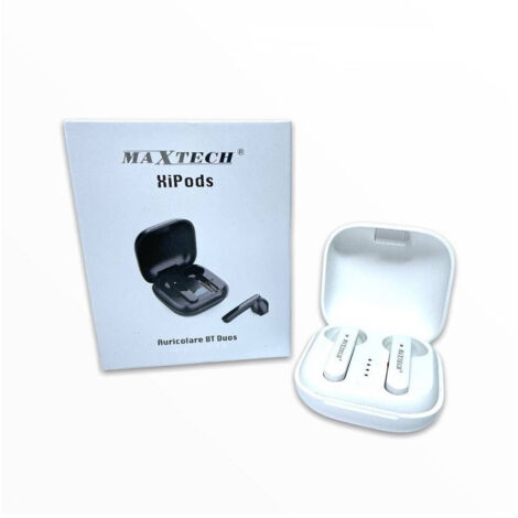 Trade Shop - AURICULARS BLUETOOTH DUOS XI PODS BT5.0 350MAH CUFFIA PRO SMARTPHON T6 AU-BT014 - (1/2)