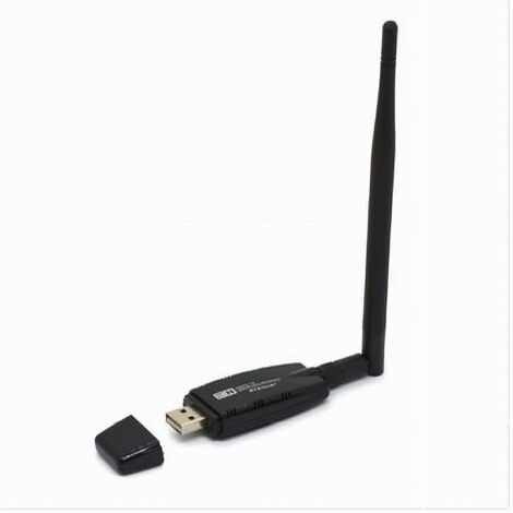 Trade Shop - USB-WLAN-SCHLÜSSEL NANO-DRAHTLOS-ADAPTER 300 MPS PC COMPUTER MAXTECH WI-FIP004 - (1/2)
