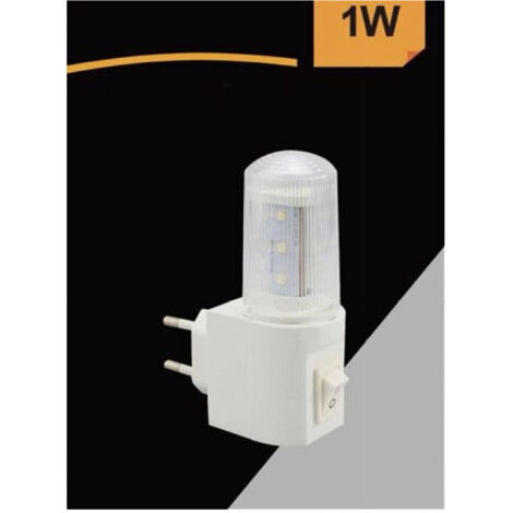 Trade Shop - LED-Nachtlampe, Nachtlicht, 1 W, kaltweiß, 6500 K, XYD101 - (1/5)