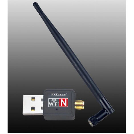 Trade Shop - MAXTECH WI-FIP003 DRAHTLOSER WIFI-USB-NANO-ADAPTER 150MPS PC-COMPUTER - (1/2)