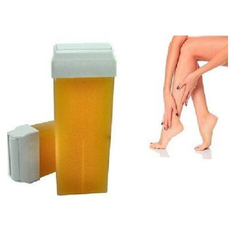 Trade Shop - 3 Nachfüllpackungen für Wachswalze, Wachs, Epilation, Haarentfernung, Griff, 100 ml. Kartuschen -