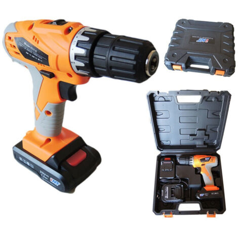 Trade Shop - TRAPANO AVVITATORE MIT DOUBLE BATTERIA ZU LITIO 25V 1.3AH MIT VALIGIA 6221S - (1/5)