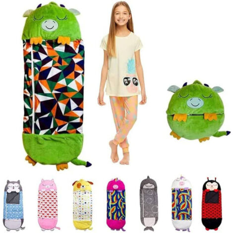 Trade Shop - Schlafsack für Kinder von 2 bis 6 Jahren in 120x40 Baumwollgewebe Asylset -