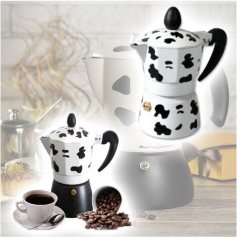 Trade Shop - KAFFEEMASCHINE MUCCA MOKA EXPRESS MUKKA CAFFE 6 TASSEN NEAPOLITANISCHER ESPRESSO-KAFFEE -