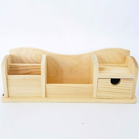 Trade Shop - CASSETTO LEGNO RF63813 ORGANISATION 28X8X7CM PORTAOGETTI -