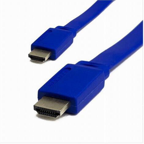Trade Shop - HDMI/HDMI-Flachkabel Typ A Stecker auf Typ A Stecker 20 Meter Maxtech HDMI-HI20M - (1/2)