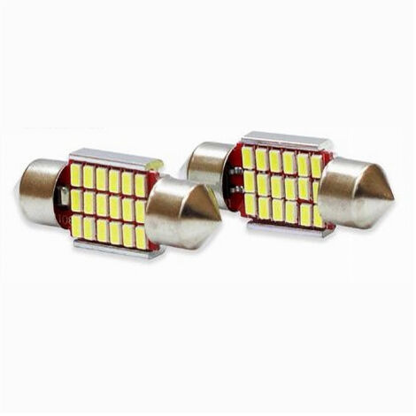 Trade Shop - ULTRAHELLE SV8.5 12V 18LED 31MM 4WATT MAXTECH L-P050 POSITIONSLAMPEN - (1/2)