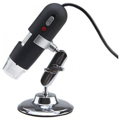 Trade Shop - Mikroskop USB Digital 80x 800x PC Notebook Foto Video 8 LED 2.0 MPX CD Halterung - (1/2)