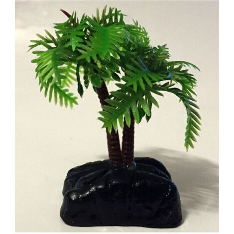 Trade Shop - PIANT 6,2 CM PIANTINA ARTIFIZIELLE DEKORIEN FÜR PICCOLA PALMA VERDE - (1/2)