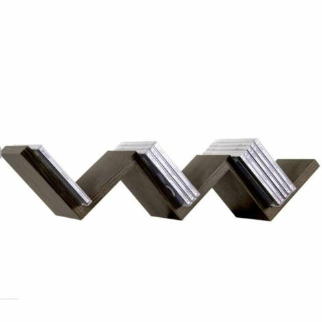 Trade Shop - MODERNES DESIGN ZIG ZAG WANDREGAL 3 FÄCHER WENGHE - (1/2)