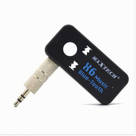 Trade Shop - BLUETOOTH-EMPFÄNGER TRAGBARER AUDIOADAPTER EINGEBAUTES MIKROFON MAXTECH AD-BT003 - (1/5)