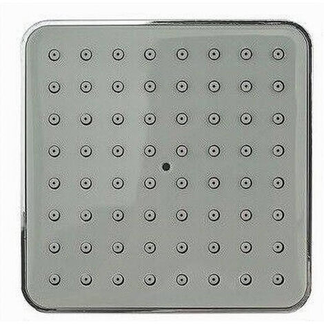 Duschkopf Mit 300 Feinen Löchern – Druckverstärker, Wassersparend, Quadratisch, Silber, Für Angenehmes Duscherlebnis