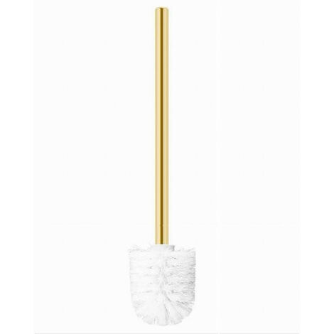 Relaxdays - Scovolino per WC, Set da 3, Manico in Acciaio Inox, Nero