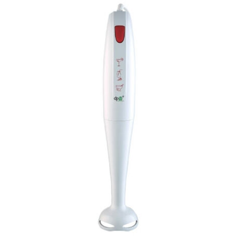 Trade Shop - MP400 300W Stabmixer Edelstahlklinge Zerkleinerer 0,75 Glas 1 Geschwindigkeit -