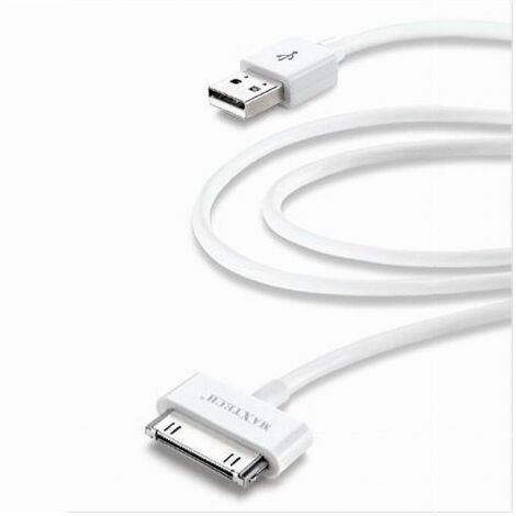 Trade Shop - USB-KABEL-LADEKABEL TAB 2.1 LÄNGE 1,5 MT AMPERE 5 V-2100 MA MAXTECH F-S002 - (1/2)