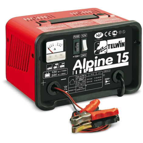 Trade Shop - TELWIN BATTERIELADEGERÄT AH115 12-24V STROMVERSORGUNG 230V MOD.ALPINE 15 - (1/2)