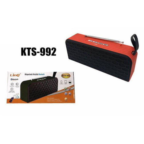 Trade Shop - CASSA SPEAKER ALTOPARLANT BLUETOOTH VIVAVOVO RADIO FM MICROSD USB KTS-992 -