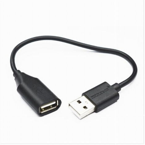 Trade Shop - USB 2.0 0.2MT FEMMINA MASK FÜR COMPUTER MAXTECH PC USB2.0F-M0.2M - (1/3)